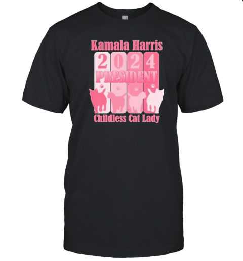 Kamala 2024 President Childless Cat Lady Parade  T- Classic Men's T-shirt