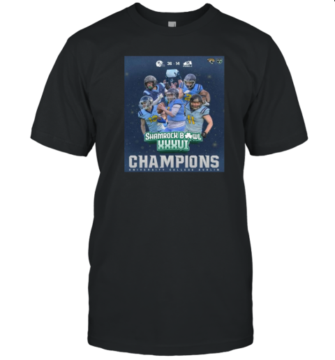 American Football Ireland 2024 Shamrock Bowl XXXVI Champions T- Classic Men's T-shirt