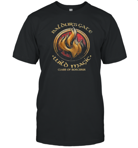 Baldur'S Gate 36 Wild Magic Class Of Sorcerer T- Classic Men's T-shirt