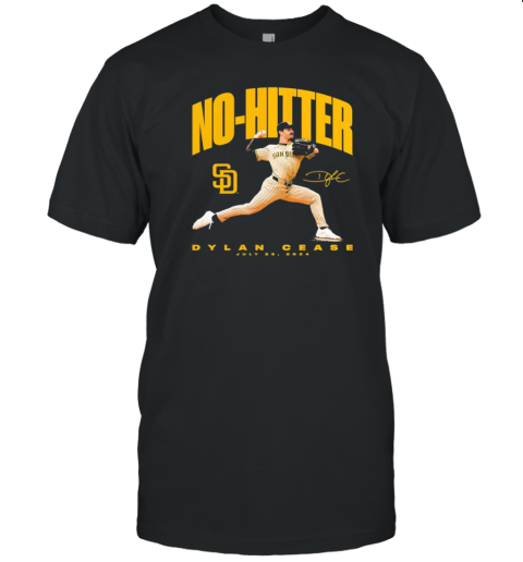 Dylan Cease San Diego Padres No Hitter Signature T- Classic Men's T-shirt