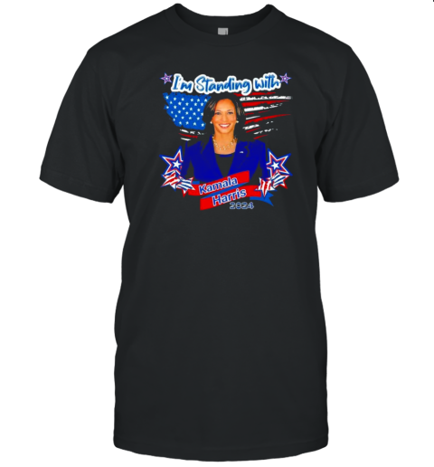 I'M Standing With Kamala Harris Sublimated Presidential Election 2024 T- Classic Men's T-shirt