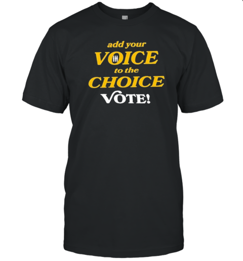 Jack White Add Your Voice To The Choice 2024 T-Shirt