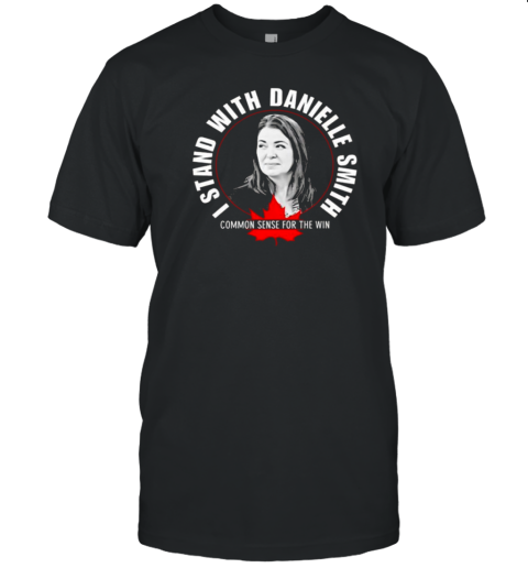 April Hutchinson I Stand With Danielle Smith Bella Canvas Signature T- Classic Men's T-shirt