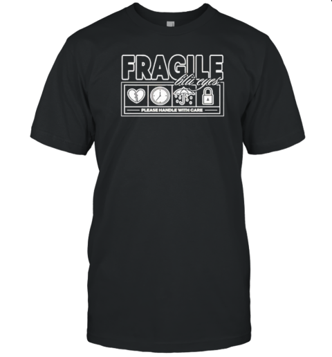 Blu Eyes Fragile T- Classic Men's T-shirt