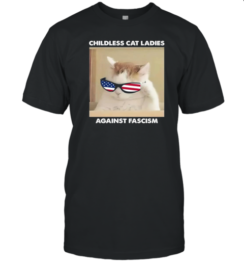 Childless Cat Ladies Against Fascism Kamala Harris T- Classic Men's T-shirt