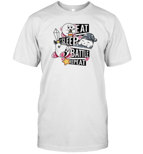 Eat Sleep Battle Repeat Xen T- Classic Men's T-shirt