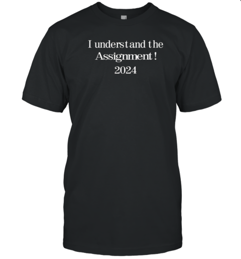 I Understand The Assignment 2024 T- Classic Men's T-shirt