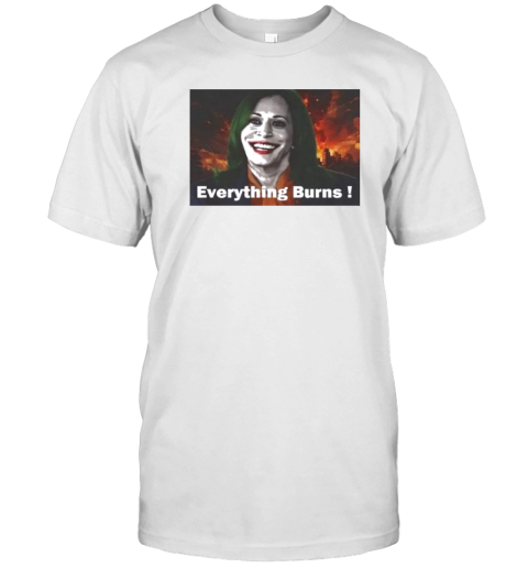 Joker Kamala Harris Everything Burns T- Classic Men's T-shirt