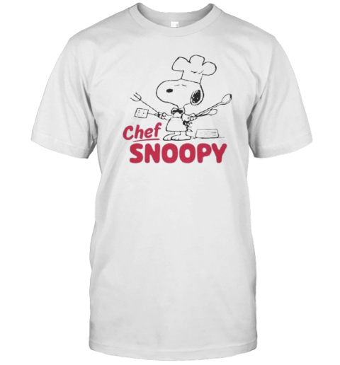 Juniors' Peanuts Chef Snoopy T-Shirt