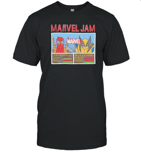 Marvel Jam Deadpool And Wolverine T- Classic Men's T-shirt