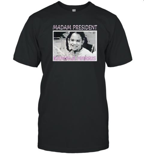 Photo Madam President Childhood Kamala Harris T- Classic Men's T-shirt