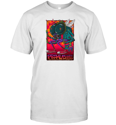 Primus Band Everwise Amphitheater At White River State Park, Indianapolis, IN Aug 1St 2024 Poster T-Shirt