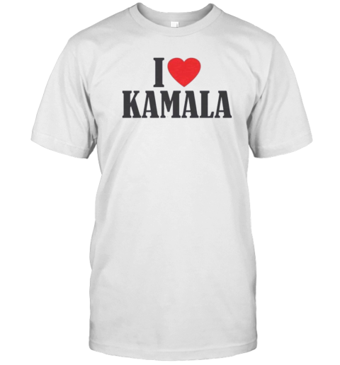 Women Kamala Harris America I Love Kamala Harris 2024 Presidential Election T-Shirt