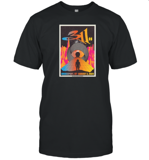 311 Aug 03 2024 Hartford Healthcare Amphitheate Bridgeport Event Poster T- Classic Men's T-shirt