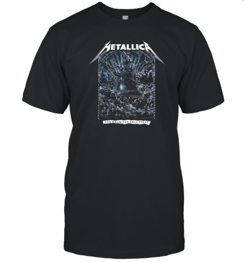 40Th Anniversary Ride The Lightning Metallica For Whom The Bell Tolls By Chris Alliston T-Shirt