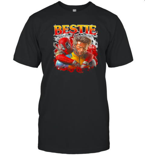 Bestie Deadpool And Wolverine T- Classic Men's T-shirt