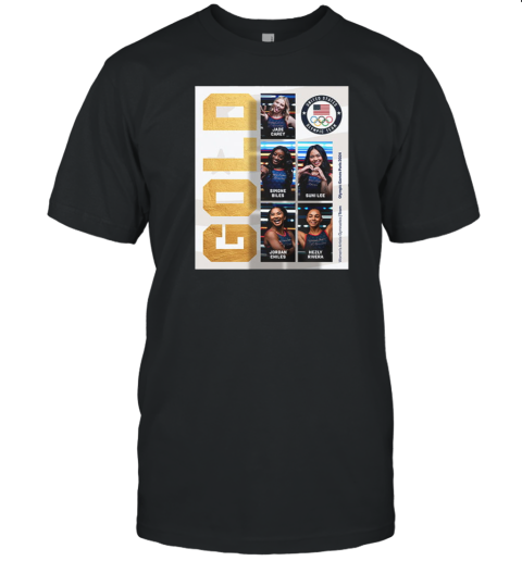 Congrats The Women USA Gym Champions Olympic Gold Medalists 2024 T-Shirt