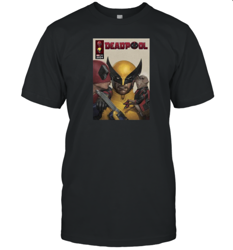 Deadpool And Wolverine Deadpool And Dogpool Kisses To Wolverine 2024 Marvel Studios T- Classic Men's T-shirt