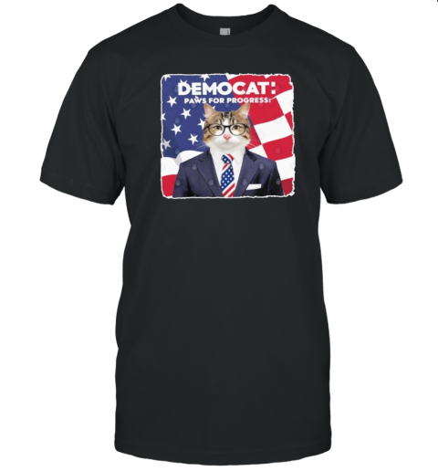 Democat Paws For Progress T- Classic Men's T-shirt