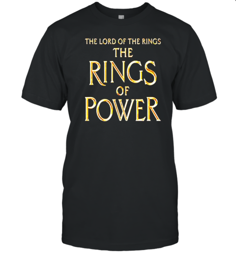 He Lord Of He Rings He Rings Of Power Logo T- Classic Men's T-shirt