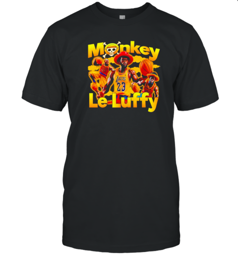 Monkey Le Luffy Lebron James T-Shirt