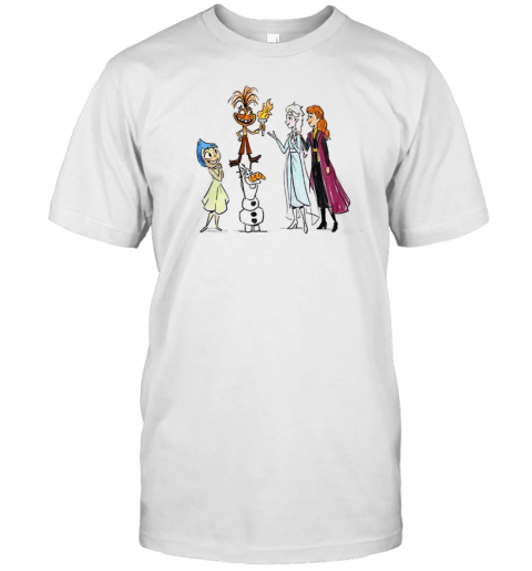 New Official Art As Inside Out 2 Has Surpassed Frozen 2 Disney T- Classic Men's T-shirt