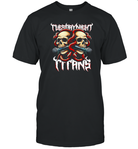 Skull Tuesday Night Titans T-Shirt