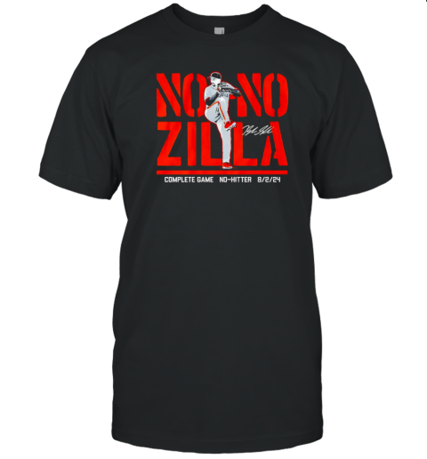 Blake Snell No No Zilla Complete Game No Hitter T-Shirt