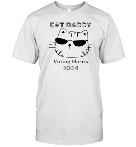 Cat Daddy Voting Harris 2024 T- Classic Men's T-shirt