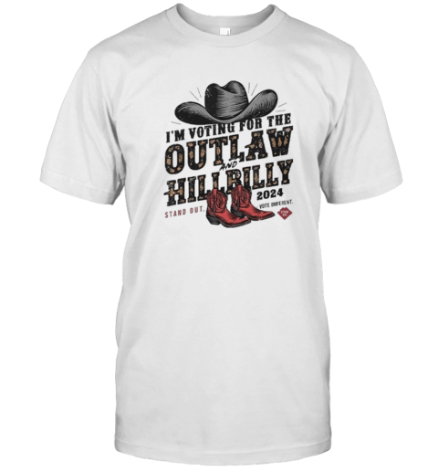 I'M Voting For The Outlaw And The Hillbilly Cowboy Stand Out 2024 T- Classic Men's T-shirt