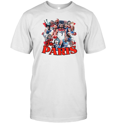 In Paris Team Basketball Usa Parody T- Classic Men's T-shirt