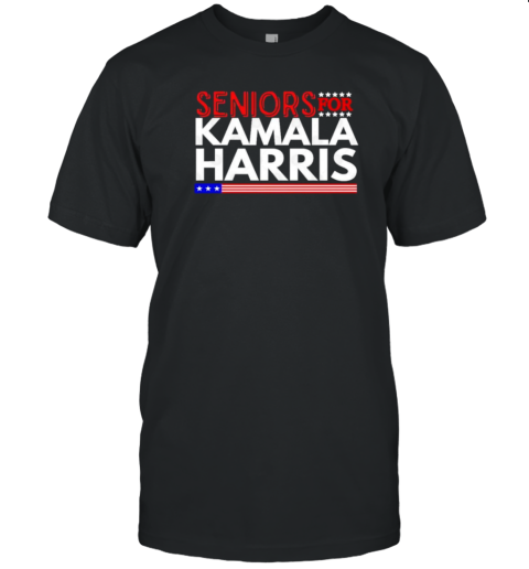 Seniors For Kamala Harris 2024 T-Shirt