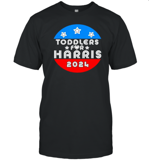 Toddlers For Harris Cute Kids Toddlers Love Kamala Harris 2024 T-Shirt