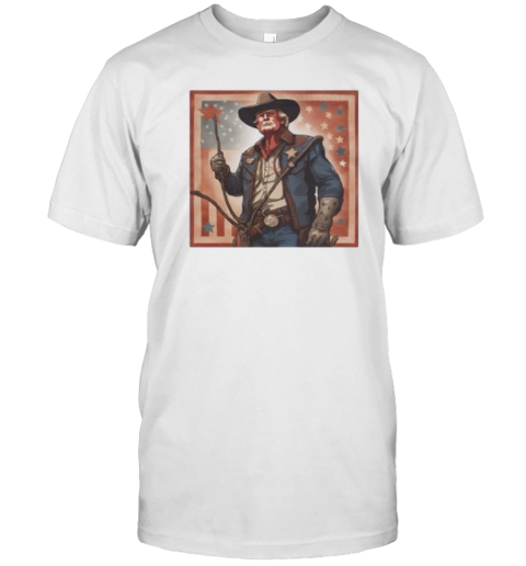 Trump Cowboy Country 2024 Election Political President T-Shirt