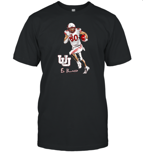 Utah Football Brant Kuithe Superstar Pose Signature T-Shirt