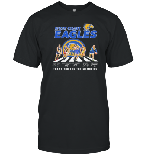 West Coast Eagles Abbey Road Thank You For The Memories Signatures T- Classic Men's T-shirt