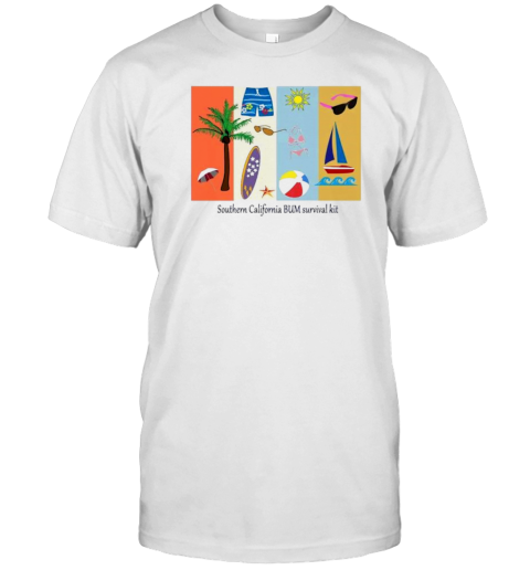 Beach Bum Southern California Bum Survival Kit T- Classic Men's T-shirt