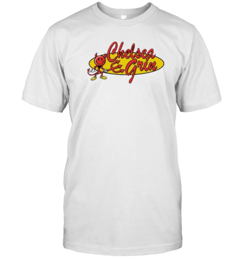 Chelsea Grin Band Merch White Grin Industries T-Shirt