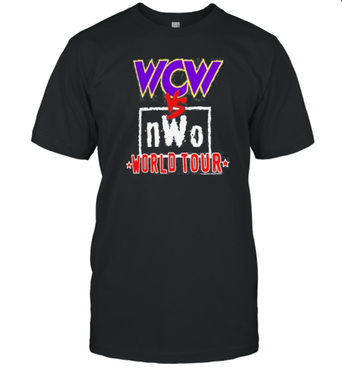 Homage Heather Charcoal Wcw Vs Nwo World Tour Tri blend T- Classic Men's T-shirt