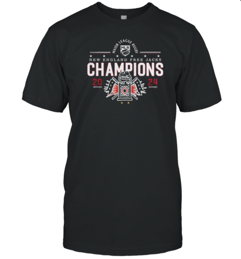 Major League Rugby New England Free Jacks Champions 2024 T-Shirt