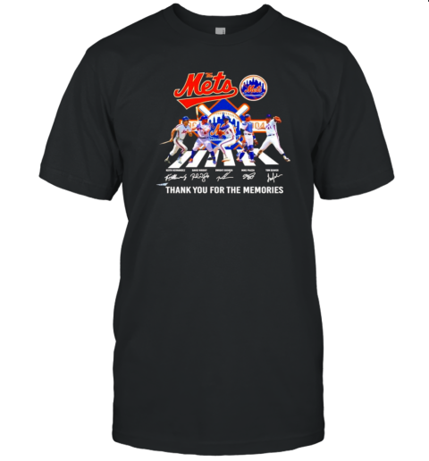 The New York Mets Thank You For The Memories Abbey Road Signatures T-Shirt