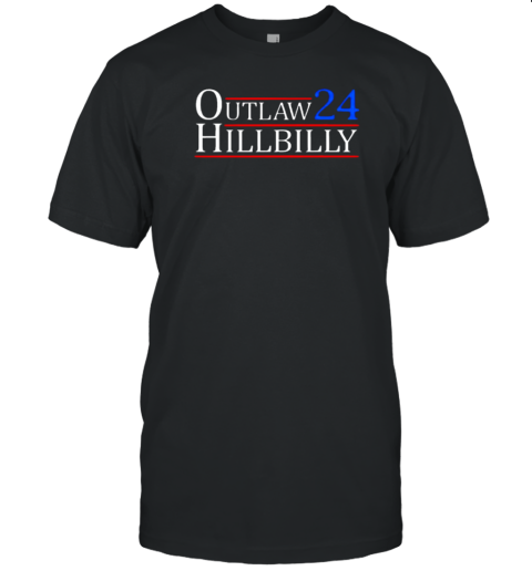 Trump Vance 24 Outlaw Hillbilly Us Flag T- Classic Men's T-shirt