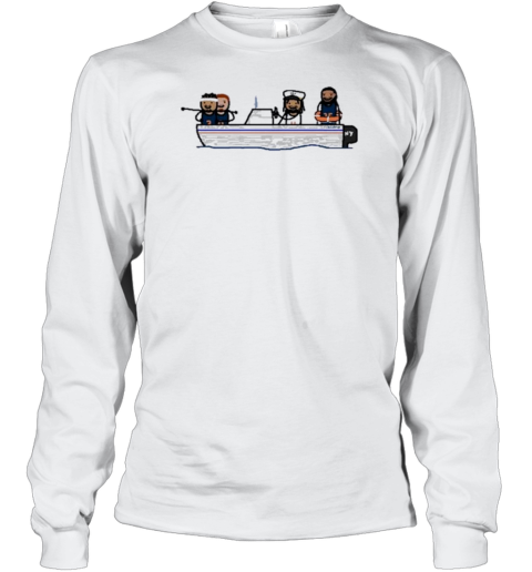Captain Brunson And The Friend Ship T- Long Sleeved T-shirt