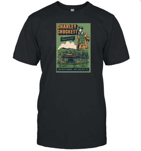 Charley Crockett August 6 2024 Red Butte Garden Salt Lake City UT T-Shirt
