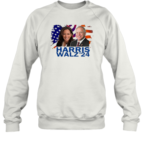 Harris Walz 2024 Democrat Rally T- Unisex Sweatshirt