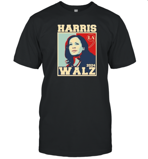 Harris Walz 2024 LA Vintage T-Shirt