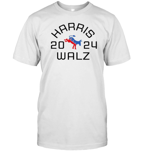 Harris Walz Kamala Harris And Tim Walz Goat America T-Shirt