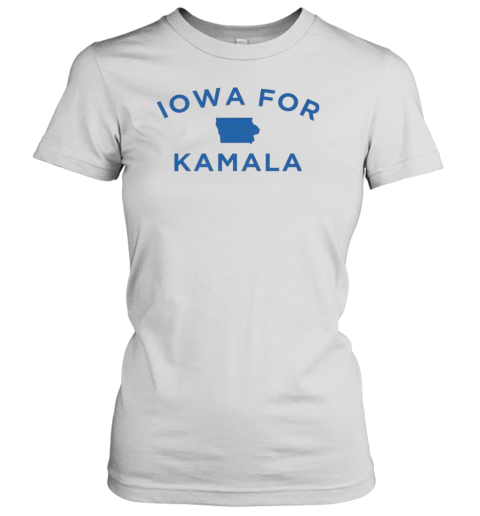 Iowa For Kamala Vote American President Election Kamala Harris 2024 T- Classic Women's T-shirt