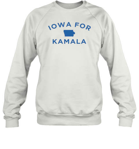 Iowa For Kamala Vote American President Election Kamala Harris 2024 T- Unisex Sweatshirt