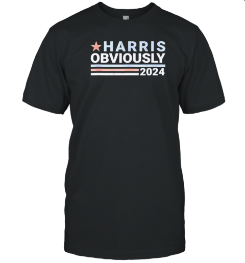 Kamala Harris Obviously 2024 Presidential Election USA T-Shirt
